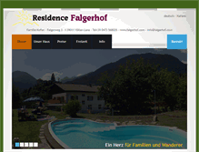 Tablet Screenshot of falgerhof.com
